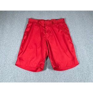 Ralph Lauren Polo Shorts Men 34 Red Performance Golf Chino Classic Stretch 9"